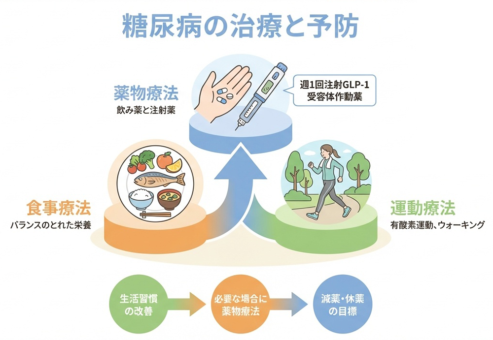 糖尿病の治療と予防