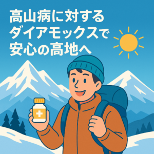 高山病に対するダイアモックスで安心の高地へ