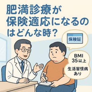 肥満症の治療が保険診療の適応になるのはどんな時？