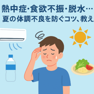 熱中症・食欲不振・脱水…夏の体調不良を防ぐコツ、教えます