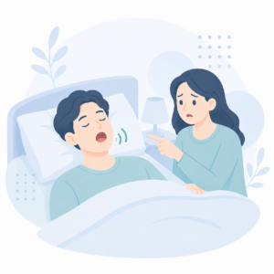 CPAPの使い方が不安な方のイラスト